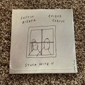 NEW Stuck With U CD Ariana Grande Justin Bieber